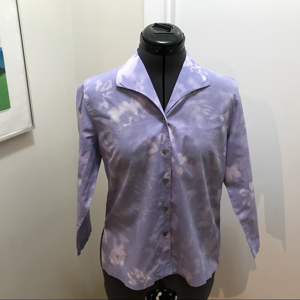 Sigrid Olson SO Blue Blouse - 6